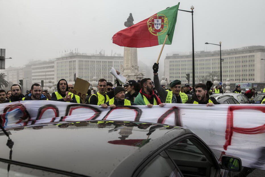 'Coletes amarelos' em Lisboa