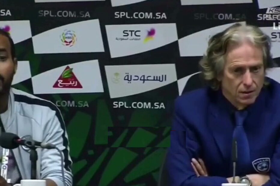 Jorge Jesus em Conferência de imprensa do Al Hilal