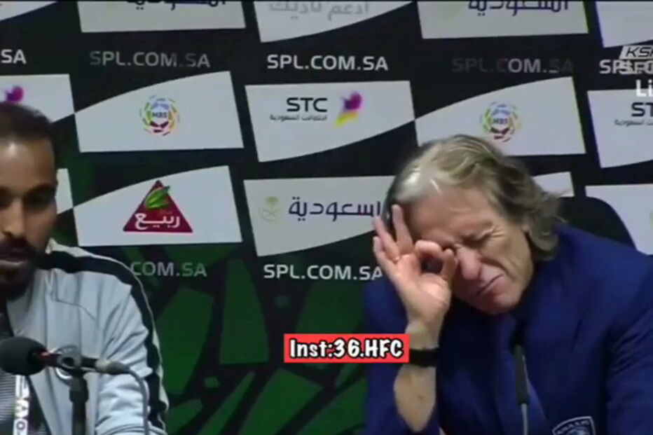 Jorge Jesus em Conferência de imprensa do Al Hilal