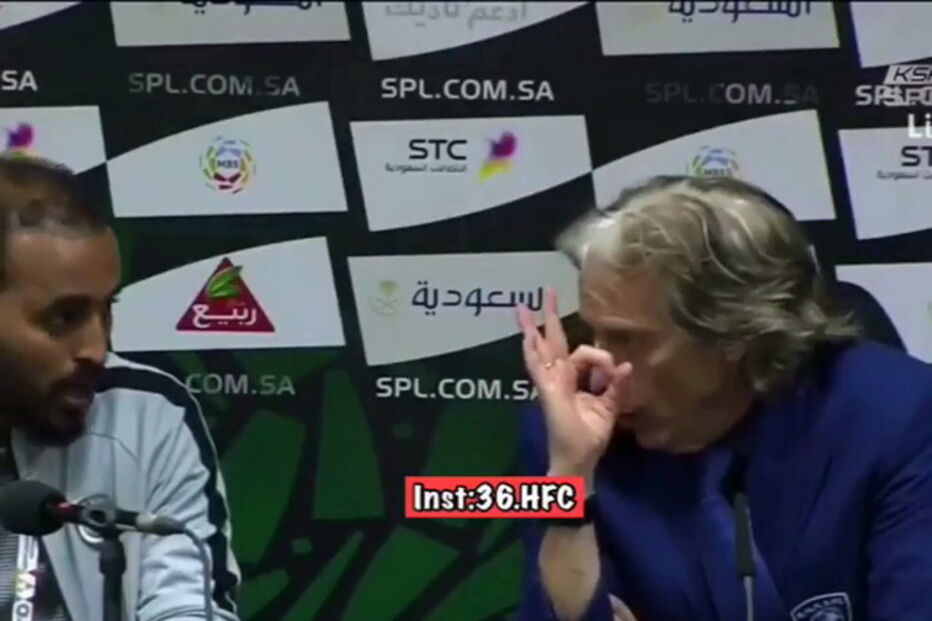 Jorge Jesus em Conferência de imprensa do Al Hilal
