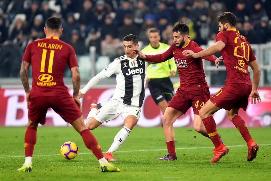 Ronaldo em branco na vitória da Juventus frente à Roma