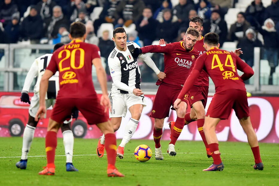 Ronaldo em branco na vitória da Juventus frente à Roma
