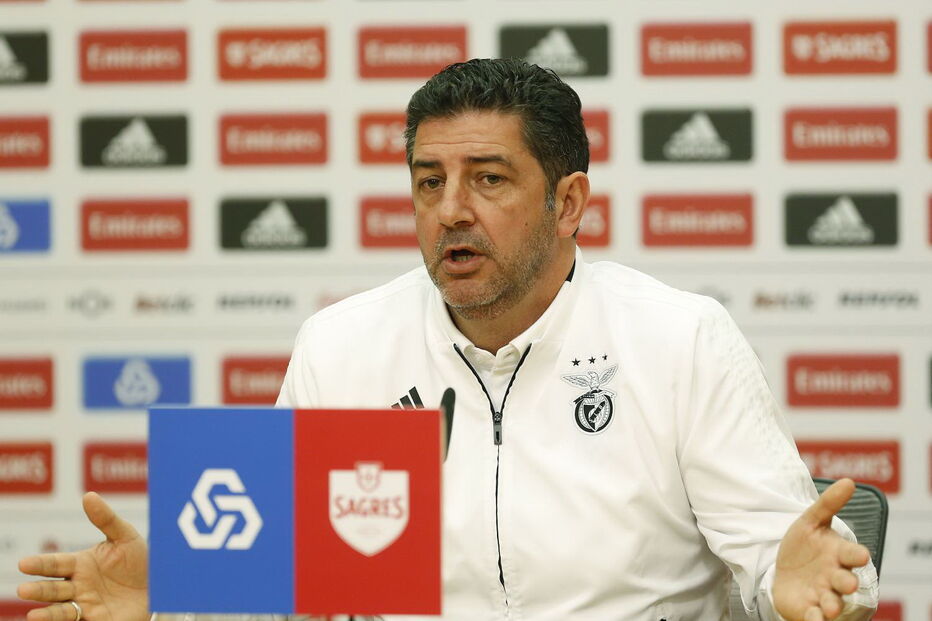 Rui Vitória espera um jogo difícil, hoje à tarde no Estádio da Luz 