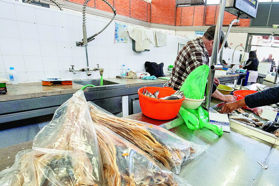 Preço do litão chegou ontem aos 60 euros a dúzia no mercado de Olhão