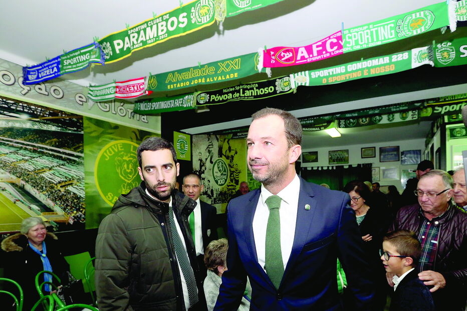 Frederico Varandas participou na festa do 25º aniversário do Núcleo Sportinguista de Fafe 