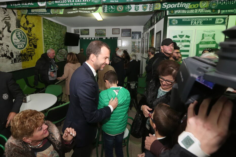 Frederico Varandas participou na festa do 25º aniversário do Núcleo Sportinguista de Fafe 