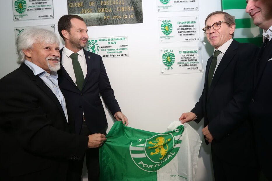 Frederico Varandas participou na festa do 25º aniversário do Núcleo Sportinguista de Fafe 