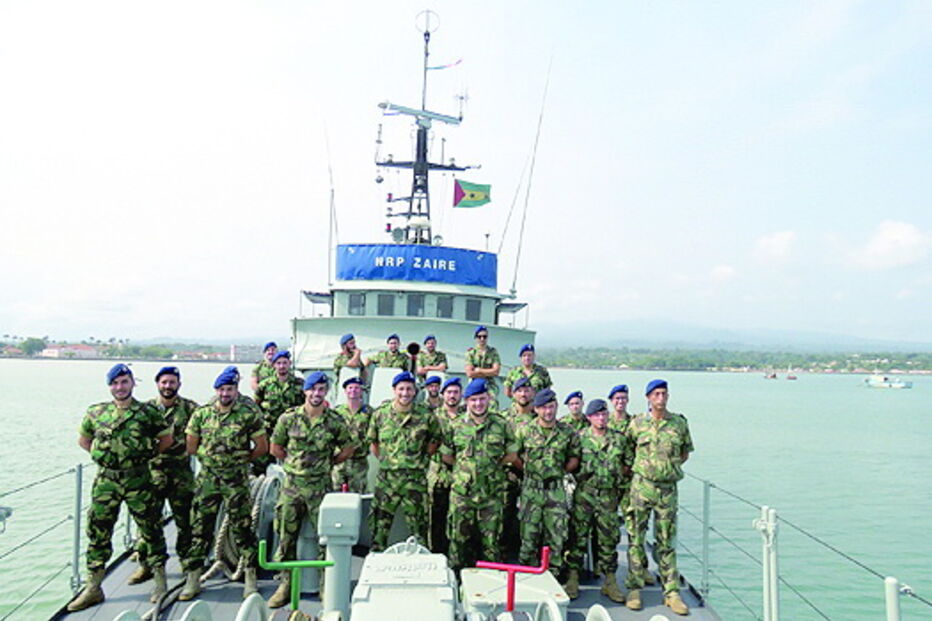 São Tomé e Príncipe ‘NRP Zaire’ e a respetiva guarnição estão nas águas do atlântico para ajudar a Guarda Costeira    