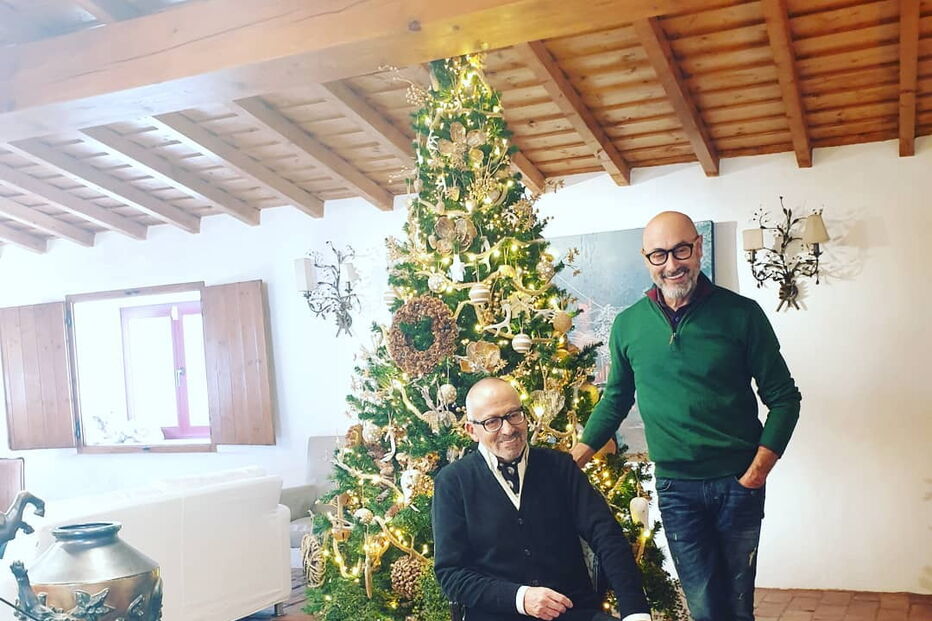 Manuel Luís Goucha e o marido Rui Oliveira