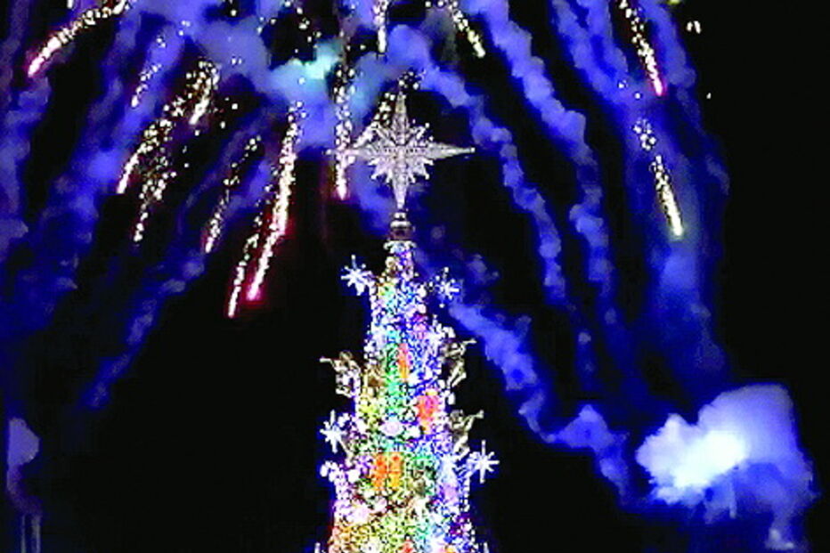 Natal mais luminoso bate recorde do Guinness