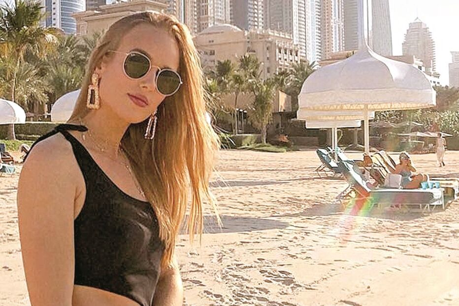 A filha de Nuno Gomes brilhou nas praias de água quente do Dubai  