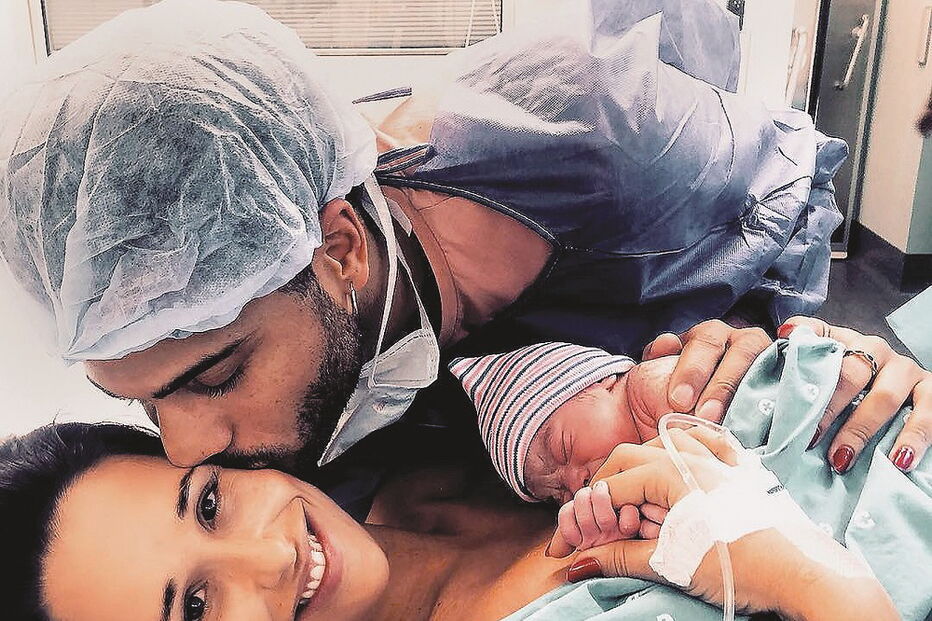 Rita Pereira partilhou uma foto após o nascimento de Lonô, com Guillaume 