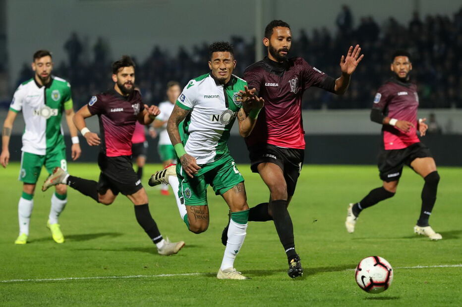 Jogo entre Feirense e Sporting	