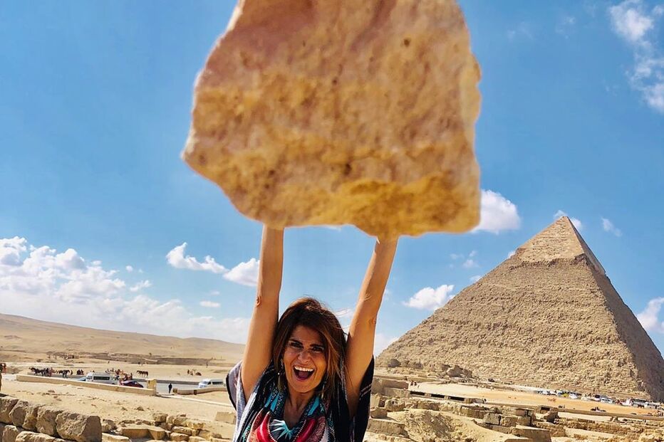 Liliana Campos no Egipto