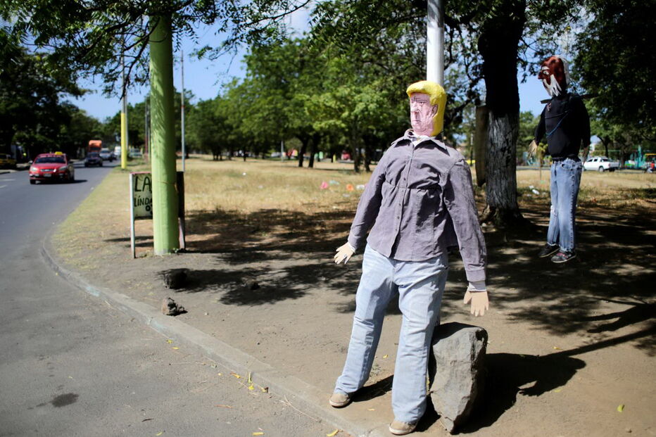 Fantoches à imagem de Trump vão ser queimados no dia 31 de dezembro em Nicarágua