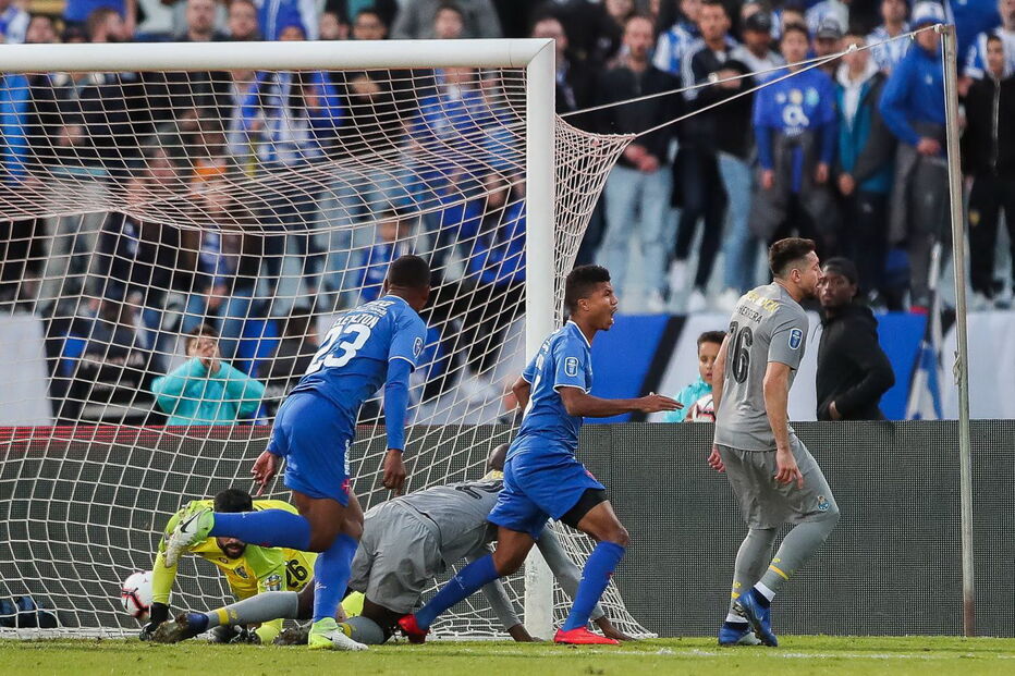 Jogo entre Belenenses e FC Porto para a Taça da Liga