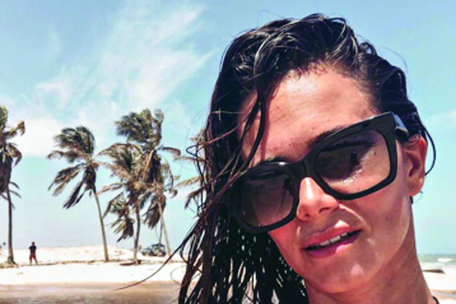 Atriz aproveitou o final do ano para viajar até ao Brasil 