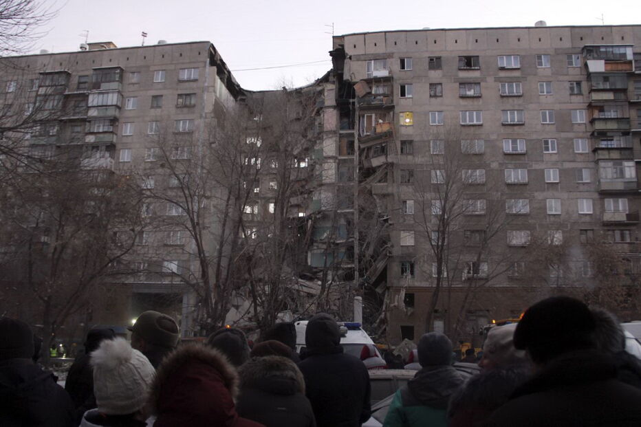 Edifício colapsa na Rússia