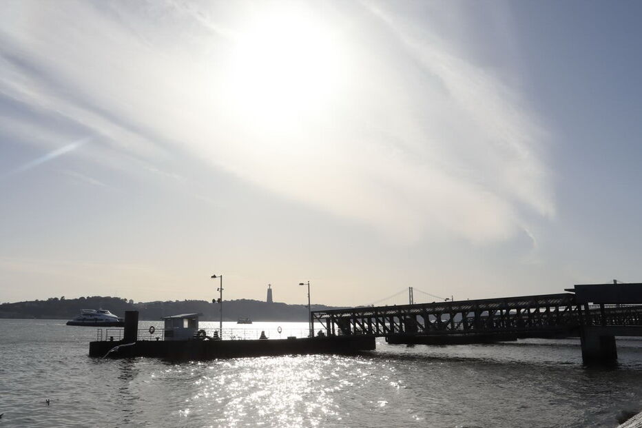 Zona ribeirinha do Cais do Sodré, em Lisboa