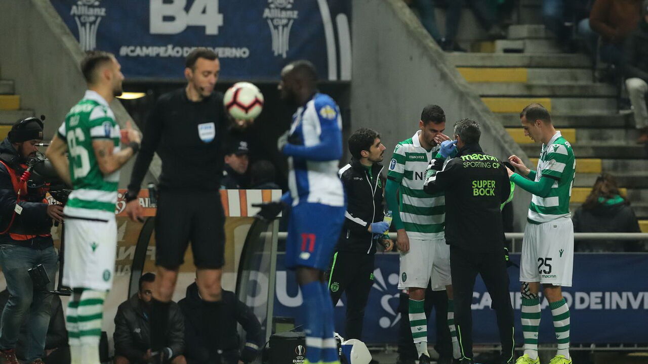 O peculiar defesa central do Sporting que foi contra um guarda