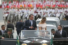 Jair Bolsonaro na tomada de posse 