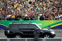 Jair Bolsonaro na tomada de posse 