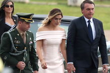 Jair Bolsonaro na tomada de posse 