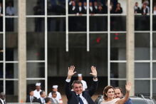 Jair Bolsonaro na tomada de posse 