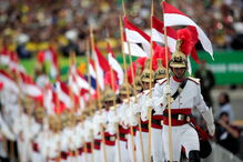 Jair Bolsonaro na tomada de posse 