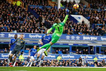 Momento do jogo Everton - Leicester