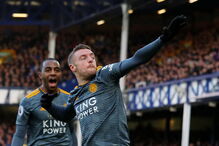 Momento do jogo Everton - Leicester
