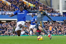 Momento do jogo Everton - Leicester