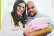 Évora: Mariana nasceu às 03h06. É a primeira filha de Ana e Tiago, de Viana do Alentejo