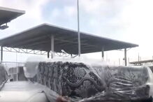 Migrantes apanhados a tentar entrar na Europa dentro de colchões