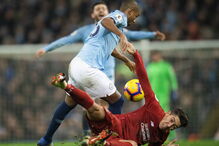 Manchester City bateu o Liverpool em jogo do campeonato