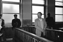 Vítor Jorge em tribunal depois de cometer os crimes