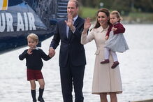 Príncipe William com a família