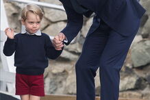 Príncipe William com George