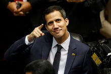 Juan Gaidó é opositor a Nicolas Maduro na Venezuela