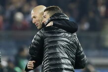 Zidane com Ronaldo nos tempos do Real Madrid