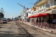 Obras têm condicionado grandemente a circulação de veículos e também de pessoas na Baixa da cidade olhanense