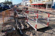 Obras têm condicionado grandemente a circulação de veículos e também de pessoas na Baixa da cidade olhanense