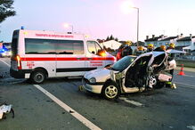 Opel Corsa que era conduzido pela vítima mortal, ao início da manhã de ontem