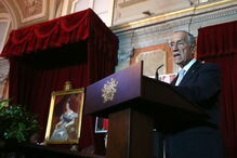 Marcelo Rebelo de Sousa foi o  último a discursar na cerimónia  de abertura do ano judicial