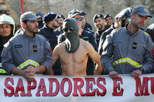Manifestação dos bombeiros