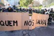 Manifestação dos bombeiros