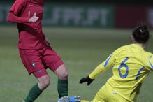 Seleção feminina de Portugal empata com Ucrânia em jogo que dominou