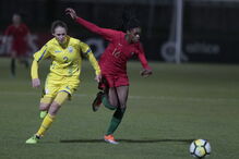 Seleção feminina de Portugal empata com Ucrânia em jogo que dominou