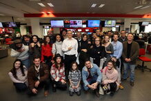 Elenco da telenovela 'Alguém Perdeu' visita a CMTV