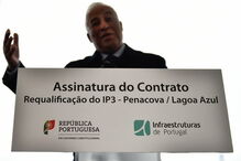 Primeiro-ministro esteve na apresentação do novo traçado do IP3
